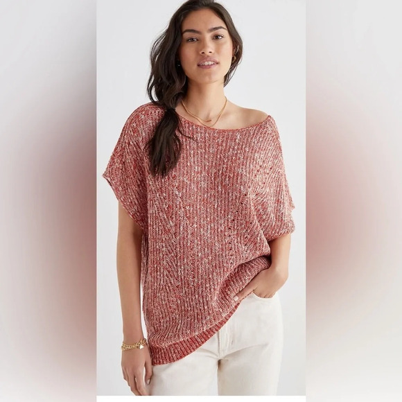 Anthropologie Pilcro Knit Tunic longline Sweater Vest - Picture 3 of 17